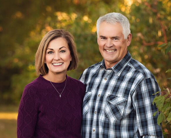 Governor Kim Reynolds and First Gentleman Kevin Reynolds
