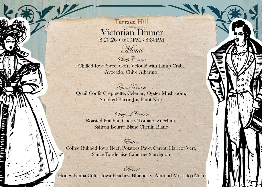 Victorian Dinner 8.20.26 Menu